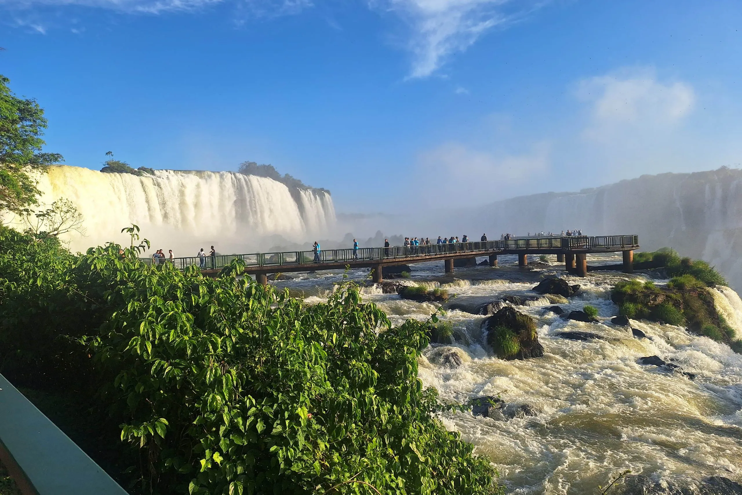 Cataratas do Iguaçu, no Parque Nacional do Iguaçu.