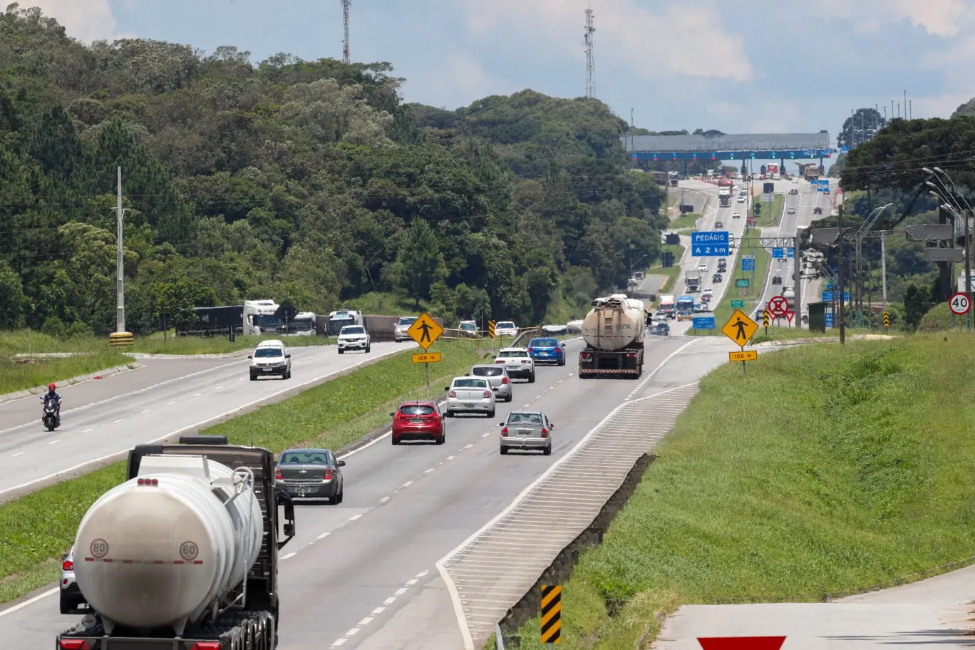 Movimento da BR-277 no dia 03 de Janeiro de 2025.