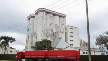 Prédio icônico de Curitiba vai ganhar nova pintura do rei do grafite