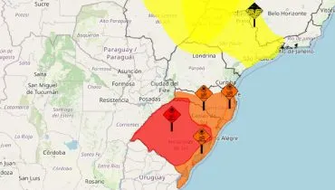 Curitiba fica no meio de dois 'gigantes' sistemas meteorológicos