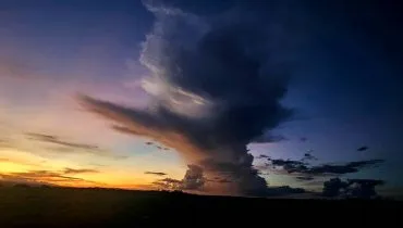 NuVem Gigante Tínica de Tempestade Impressionha No Paraná