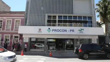 Sede do Procon Paraná, localizada em Curitiba