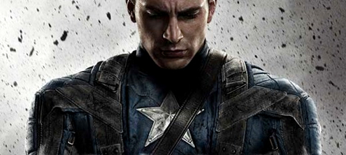 Na história, ator Chris Evans é o belo super-héroi dos quadrinhos