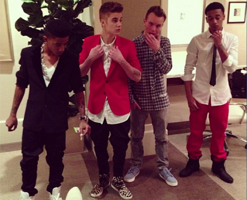 justin bieber y amigos