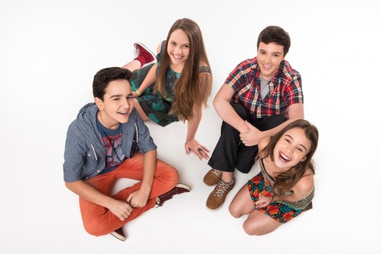 Grupo formado por quatro ex-participantes do The Voice Kids. Foto: Divulgação