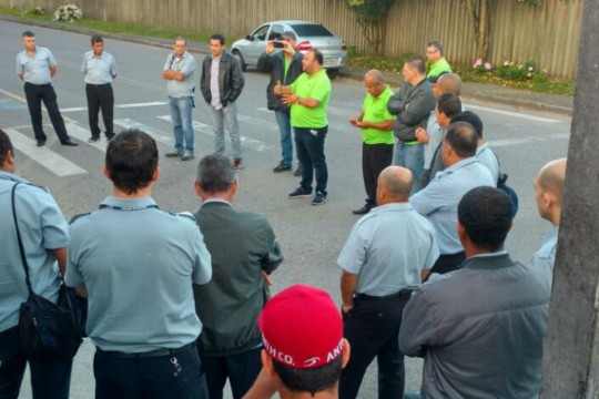 Assembleia de motoristas e cobradores ocorreu pela manhã. Foto: Divulgação.