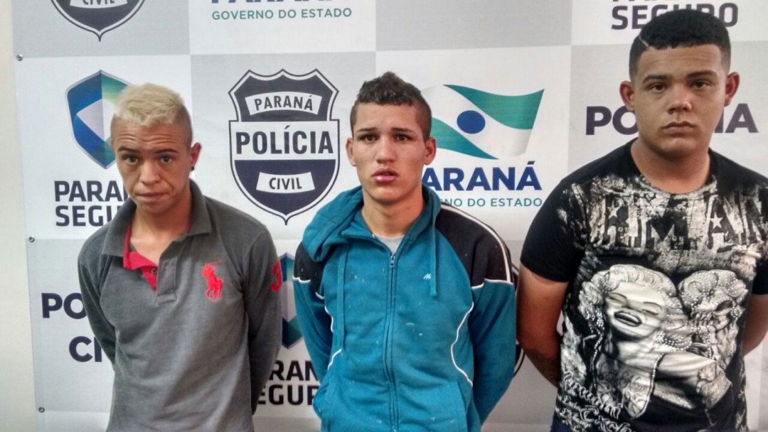 Trio que tocava o terror em assaltos no Água Verde é preso