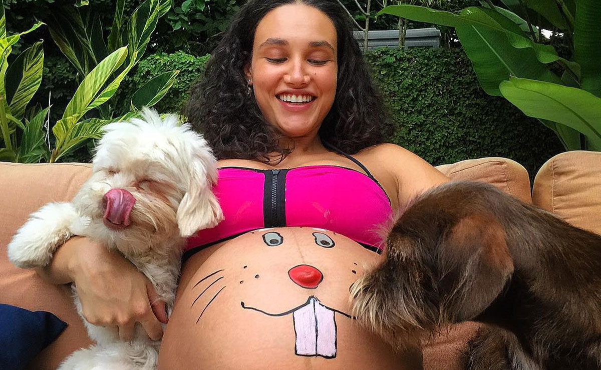 Filha Débora Nascimento e José Loureiro nasceu neste sábado e ganhou o nome de Bella. Foto: Reprodução/Instagram.