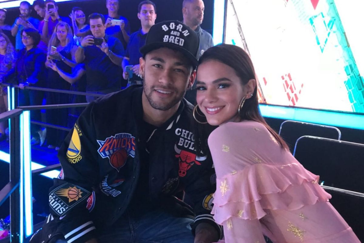 Neymar e Bruna Marquezine foram a final do The Voice Kids. Foto: Divulgação/Tv Globo