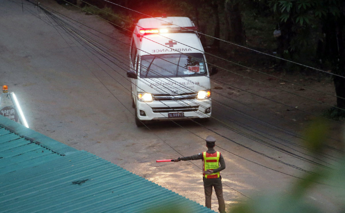 Chega a dez o número de pessoas resgatadas de caverna na Tailândia. Foto: Reprodução.