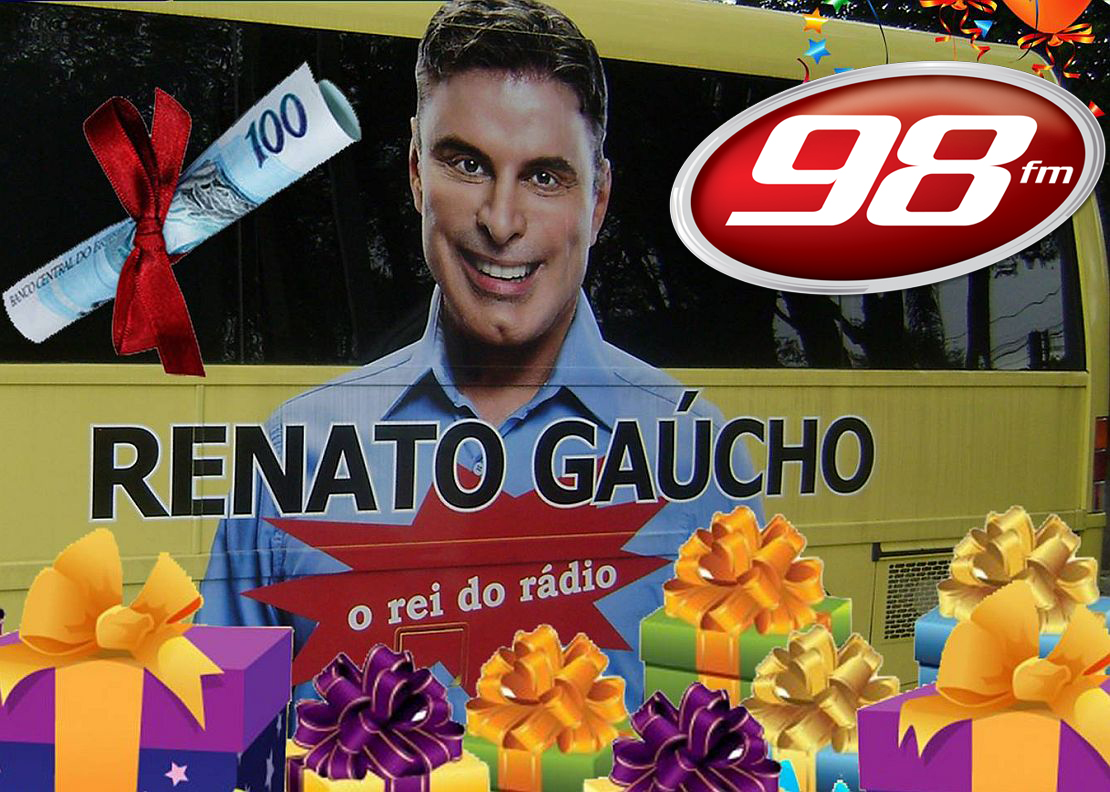 Renato Gaúcho estreia nessa quinta na 98 FM em Curitiba
