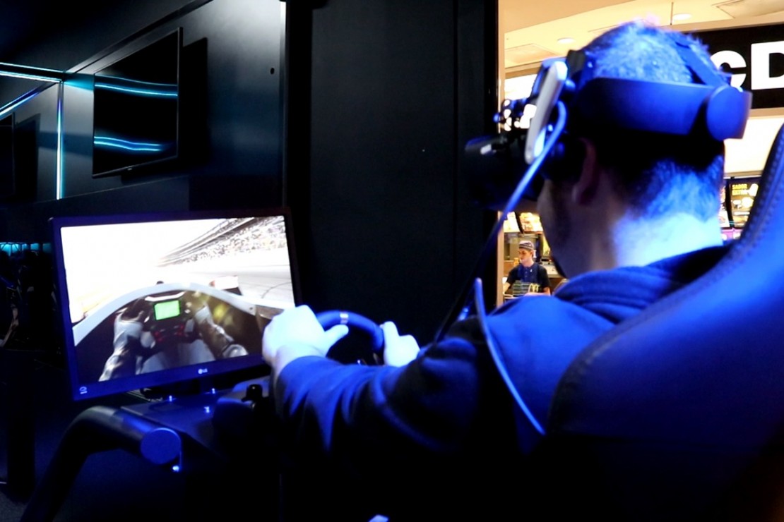 Centro de jogo interno venda quente realidade virtual vr cavalo