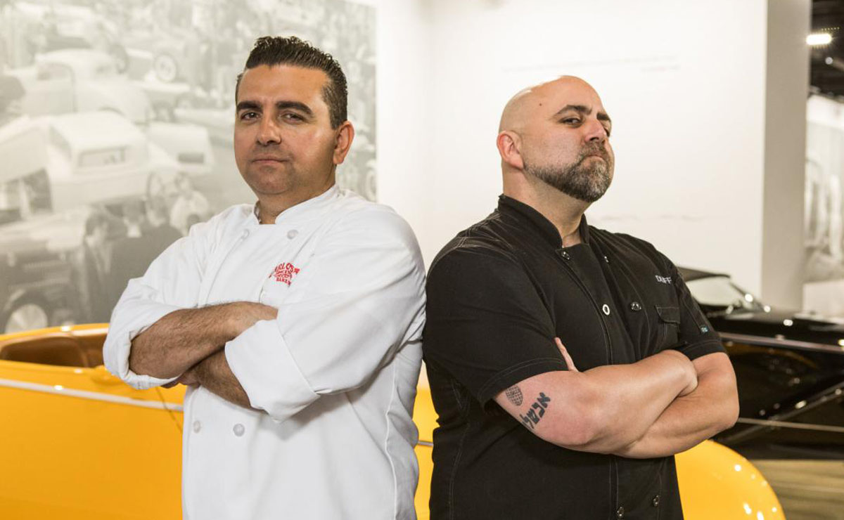 Adversário de Buddy no reality show é o chef Duff Goldman. Foto: Divulgação