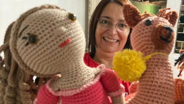 Amigurumis são doados para crianãs internadas no Hospital Erastinho