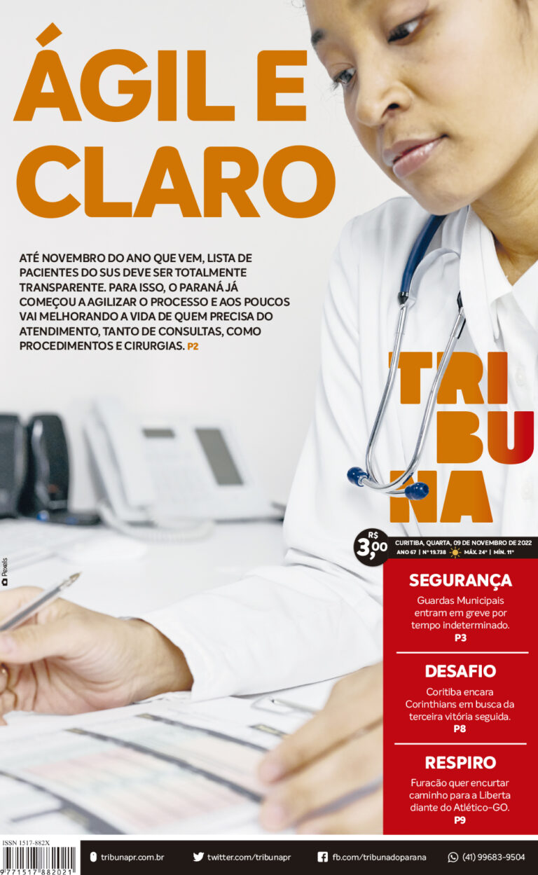 Capa do dia 09/11/22