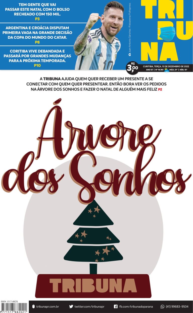 Capa do dia 13/12/22