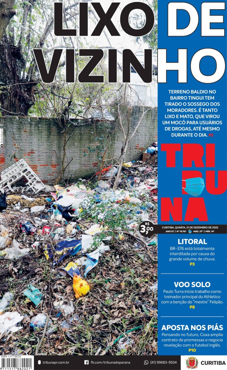 Capa do dia 21/12/22