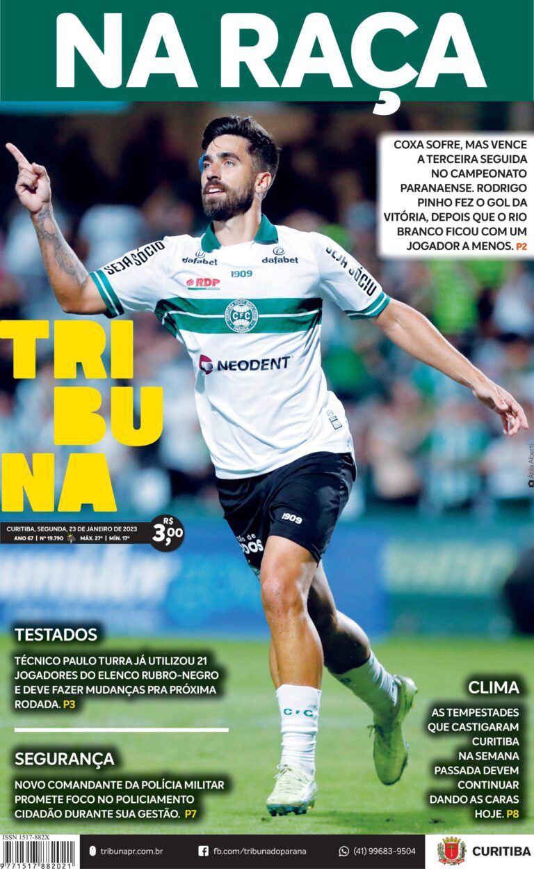 Capa do dia 23/01/23