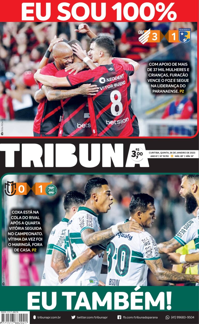 Capa do dia 26/01/23