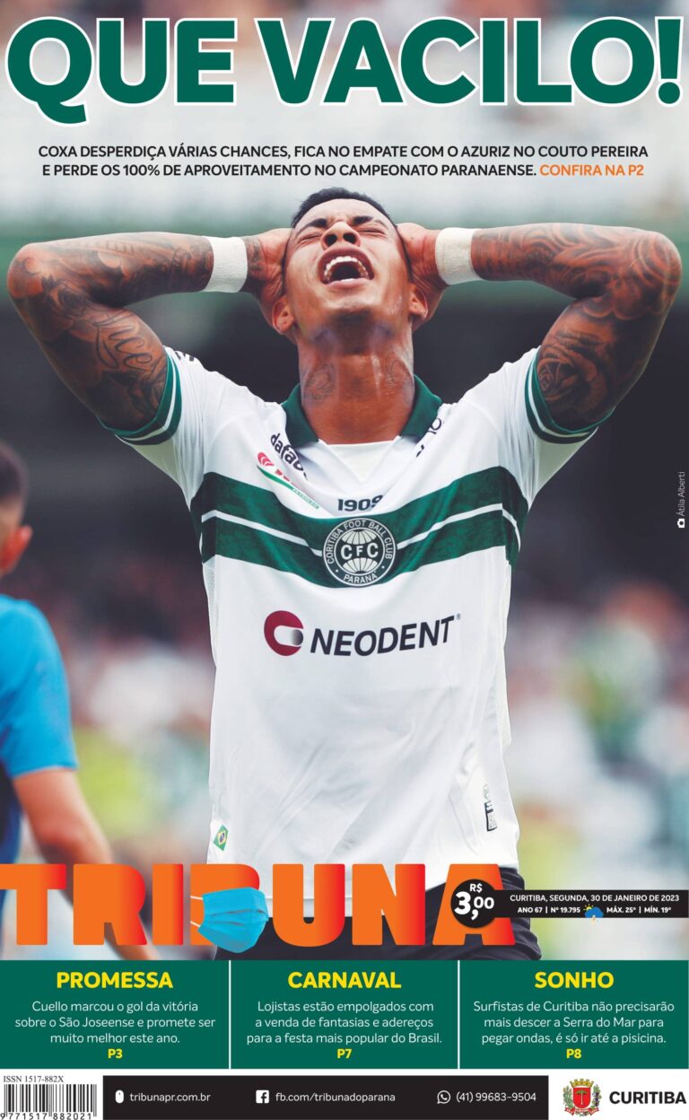 Capa do dia 30/01/23