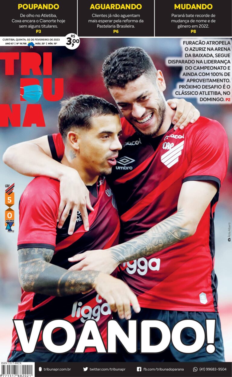 Capa do dia 02/02/23