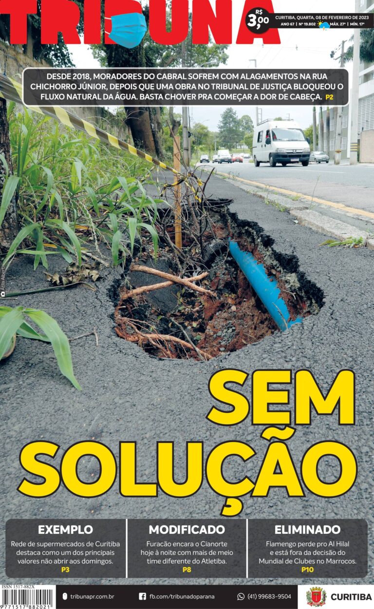 Capa do dia 08/02/23