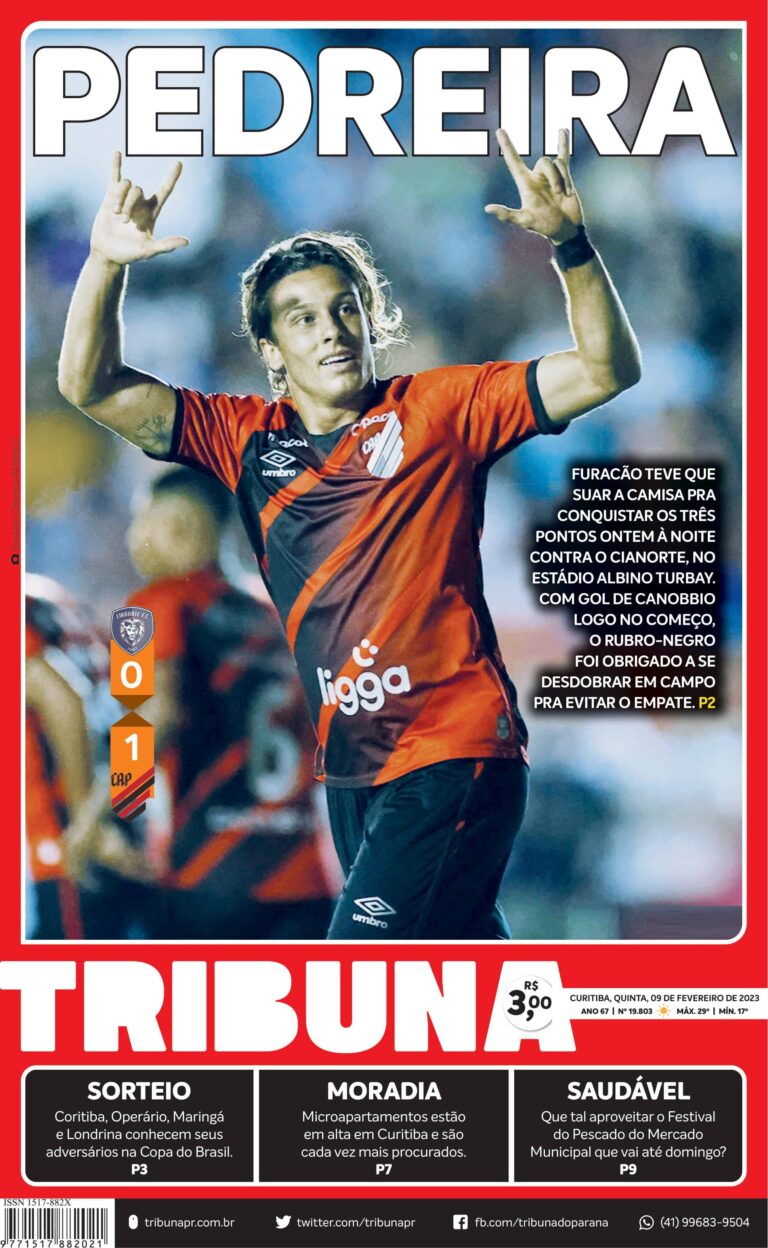 Capa do dia 09/02/23