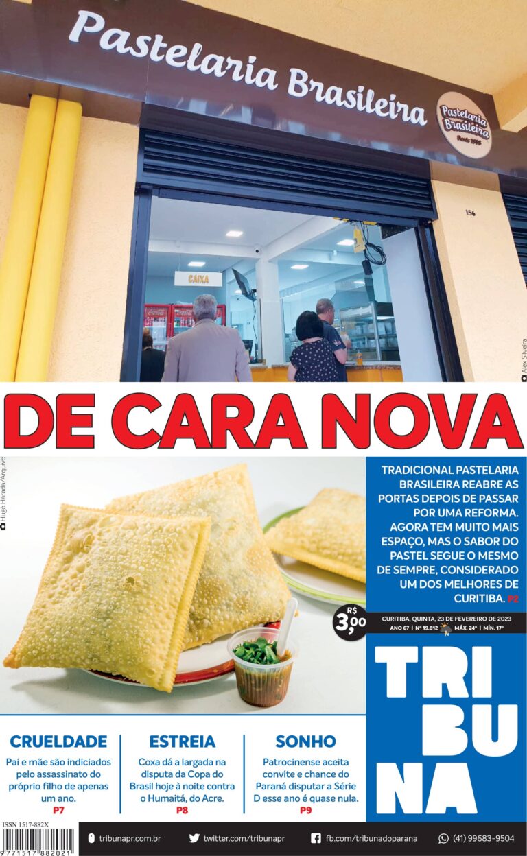 Capa do dia 23/02/23