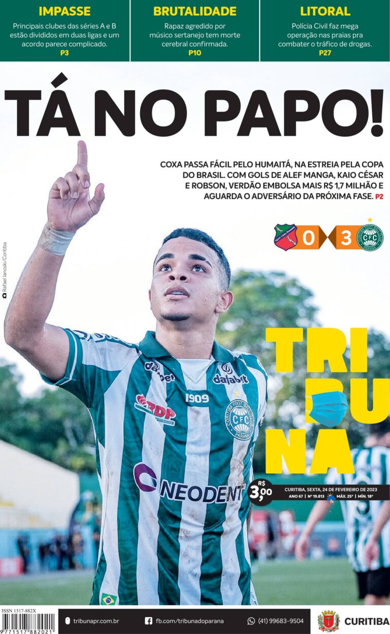 Capa do dia 24/02/23