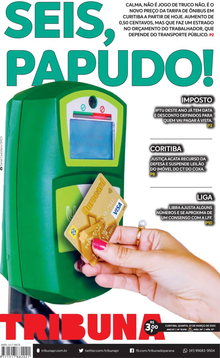 Capa do dia 01/03/23