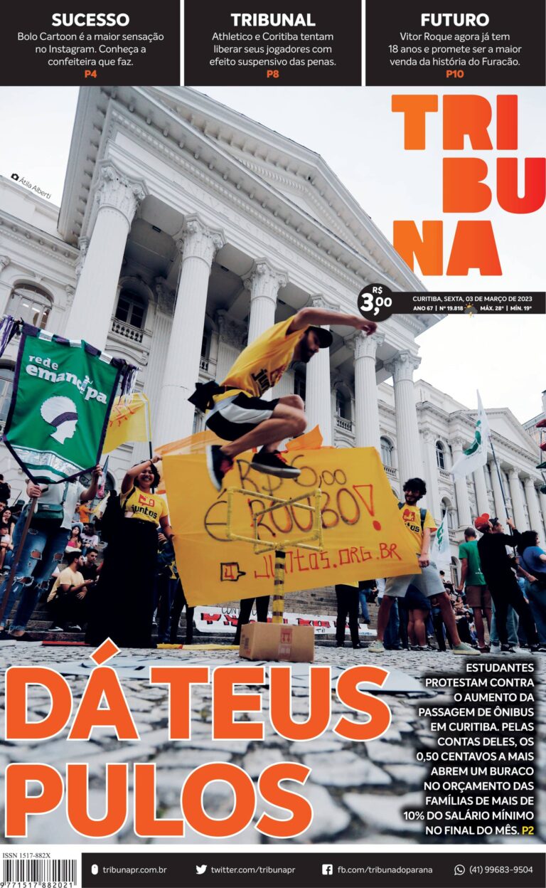 Capa do dia 03/03/23