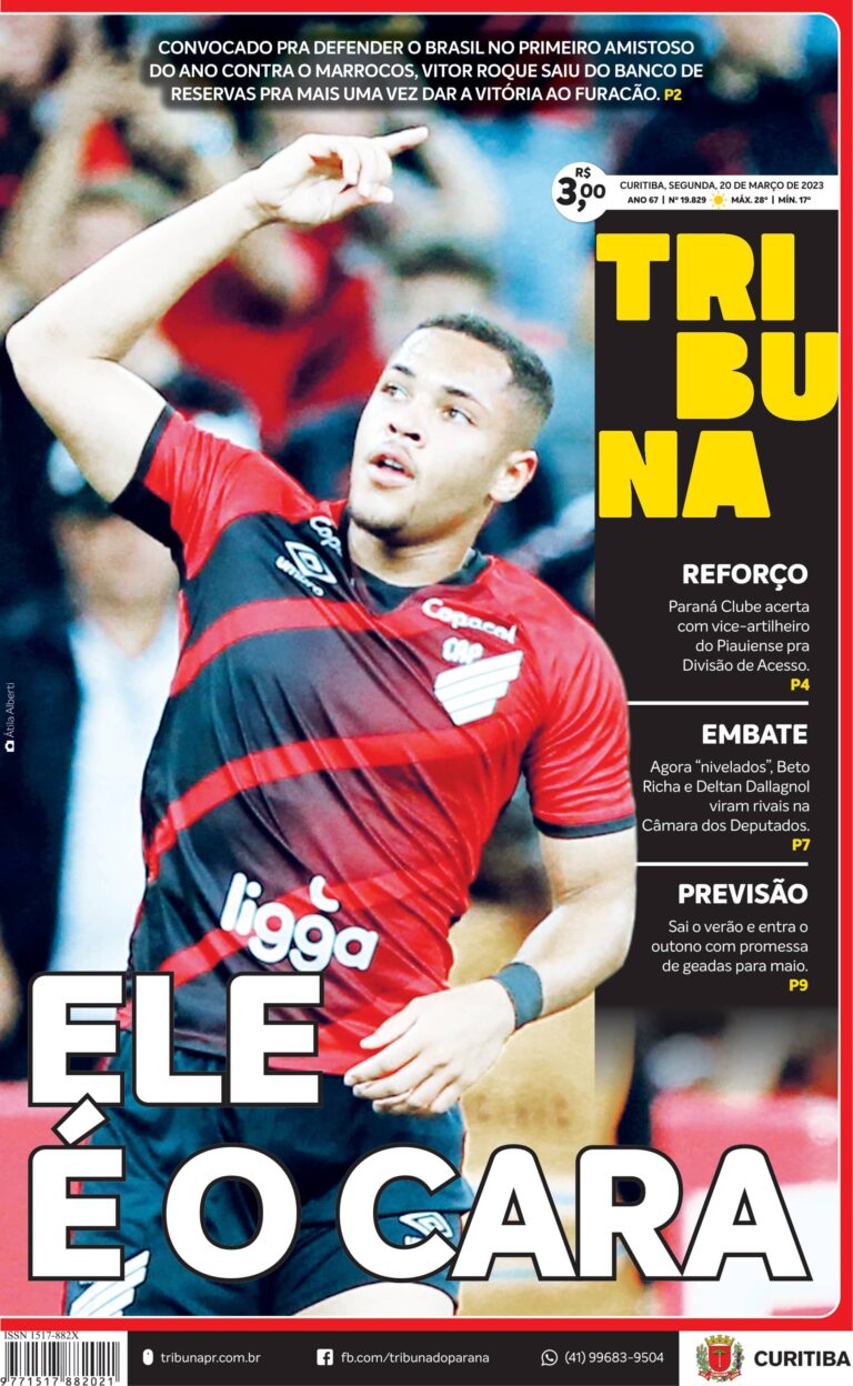 Capa do dia 20/03/23