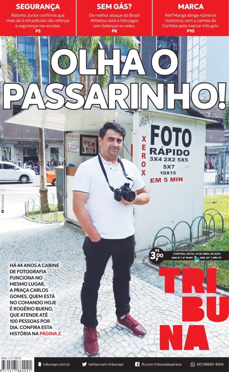 Capa do dia 14/04/23