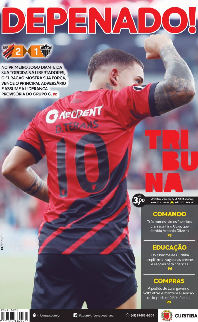 Capa do dia 19/04/23