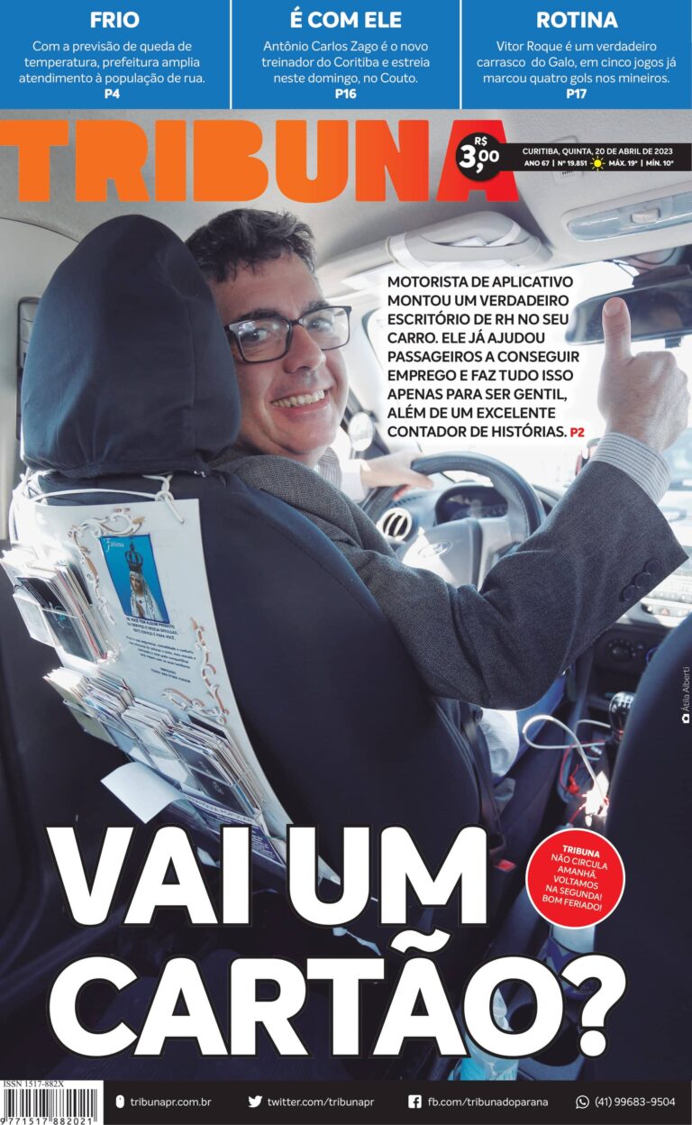 Capa do dia 20/04/23