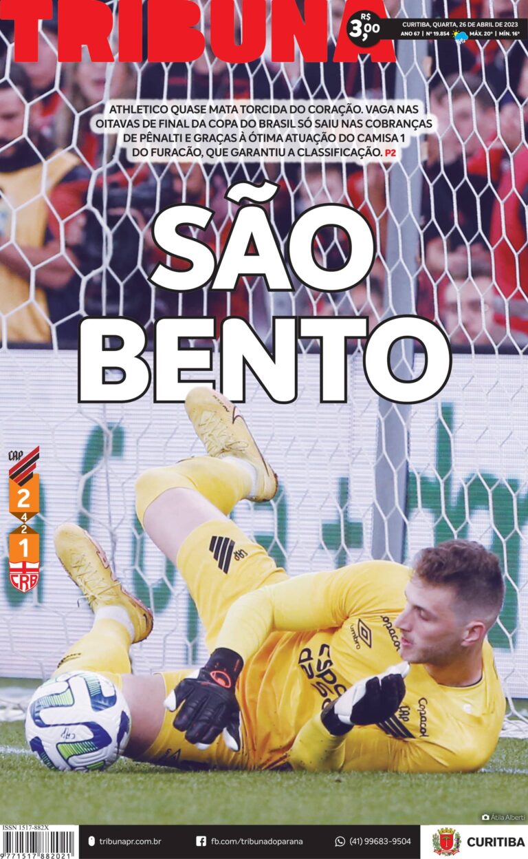 Capa do dia 26/04/23