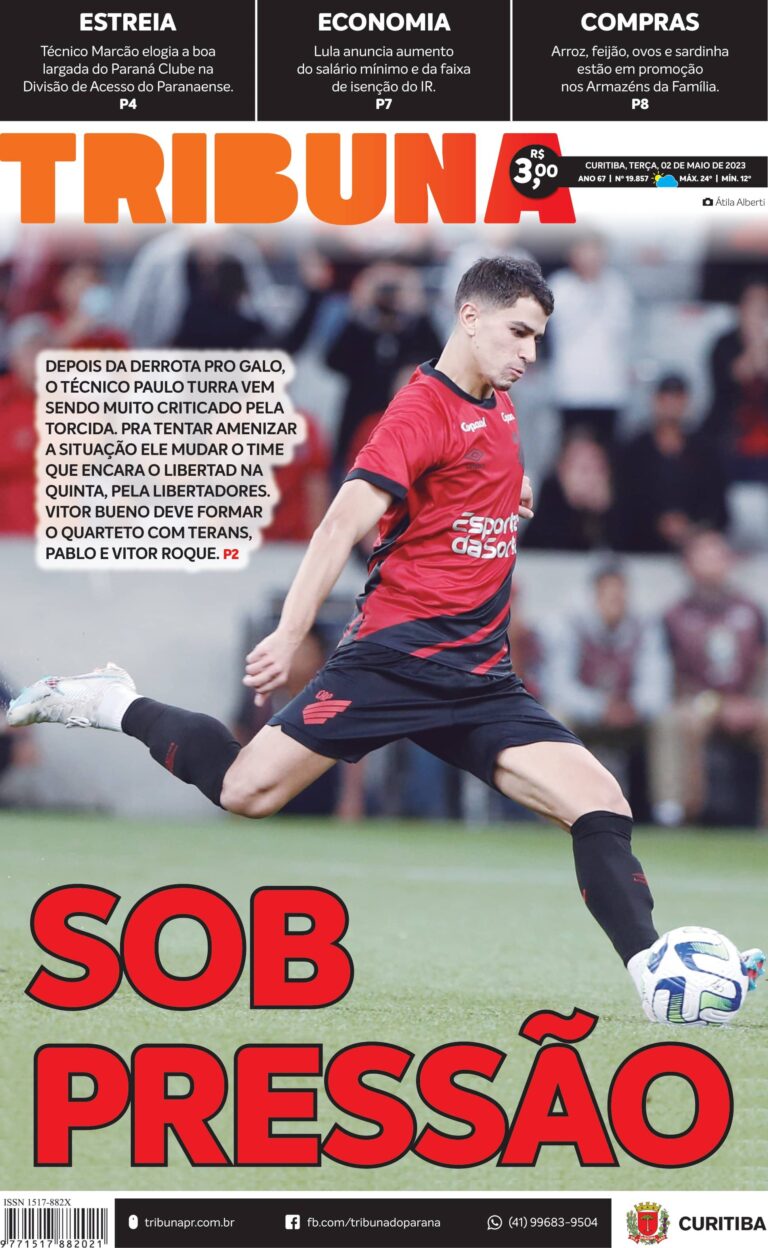 Capa do dia 02/05/23