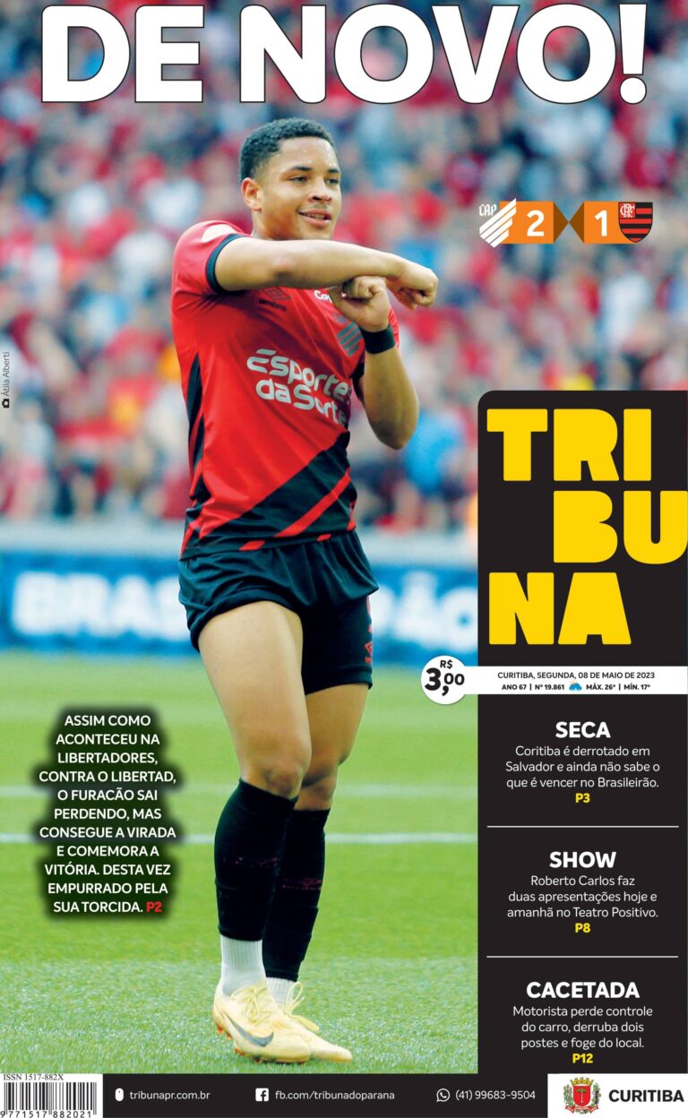 Capa do dia 08/05/23