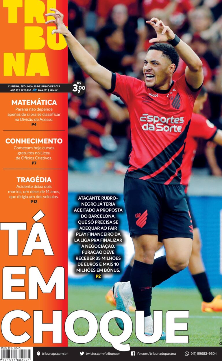 Capa do dia 19/06/23