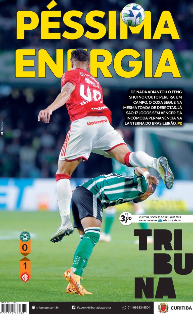 Capa do dia 23/06/23