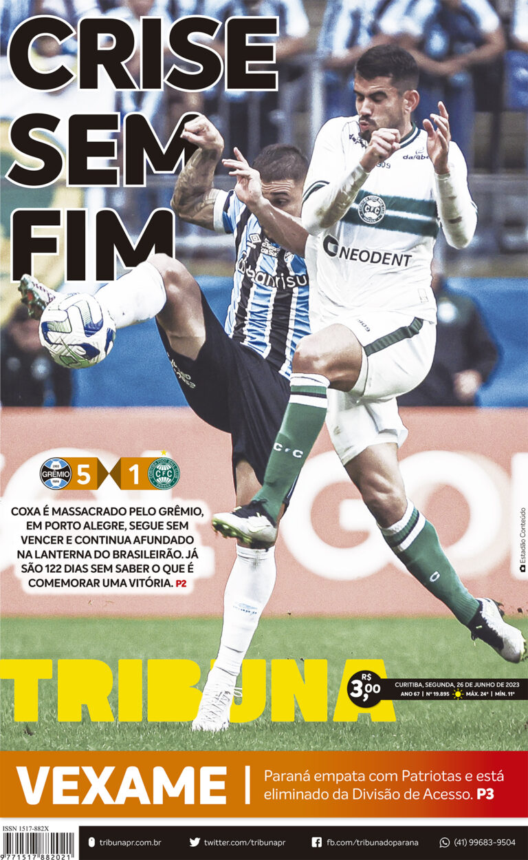 Capa do dia 26/06/23