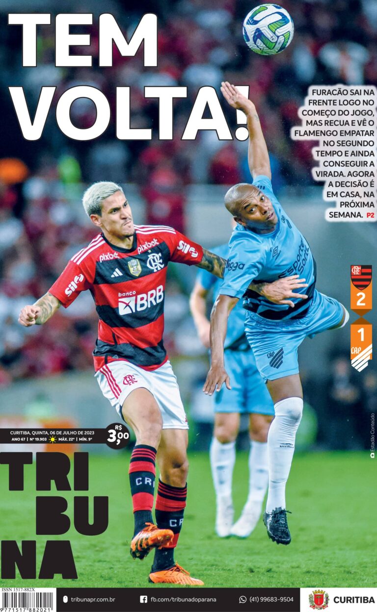 Capa do dia 06/07/23