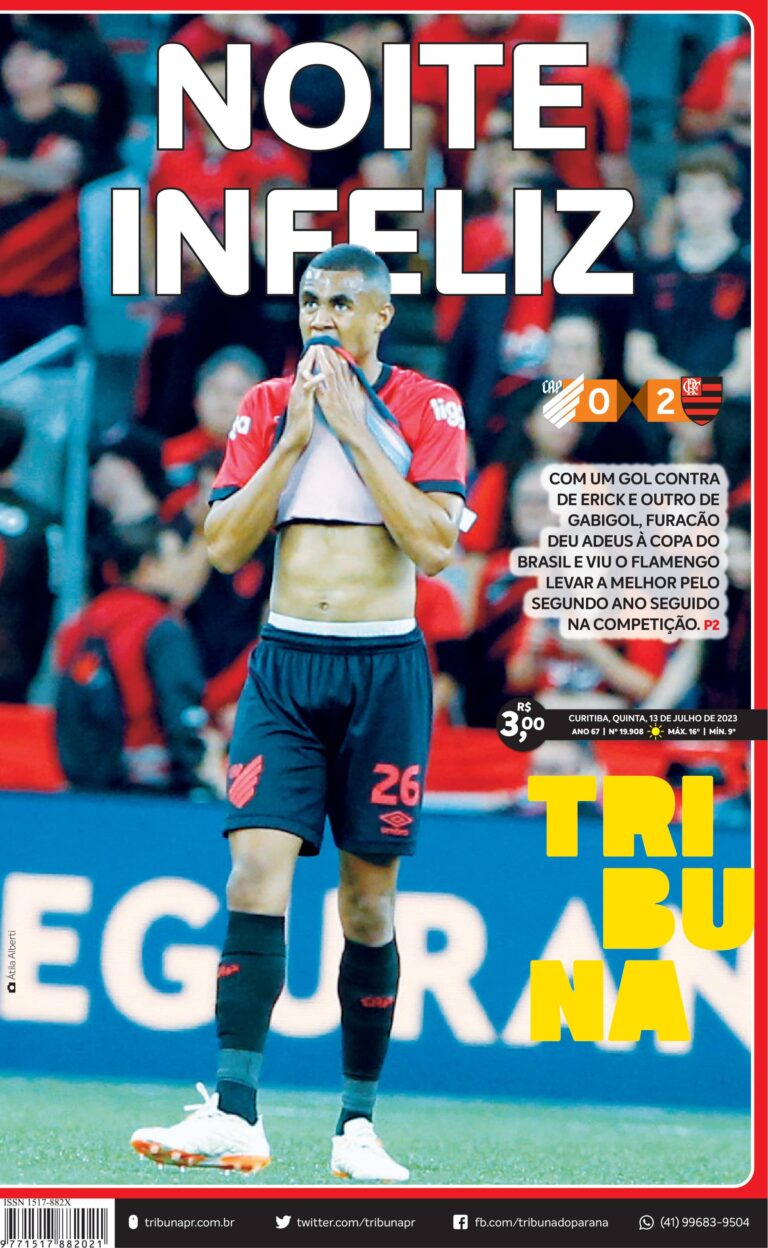 Capa do dia 13/07/23