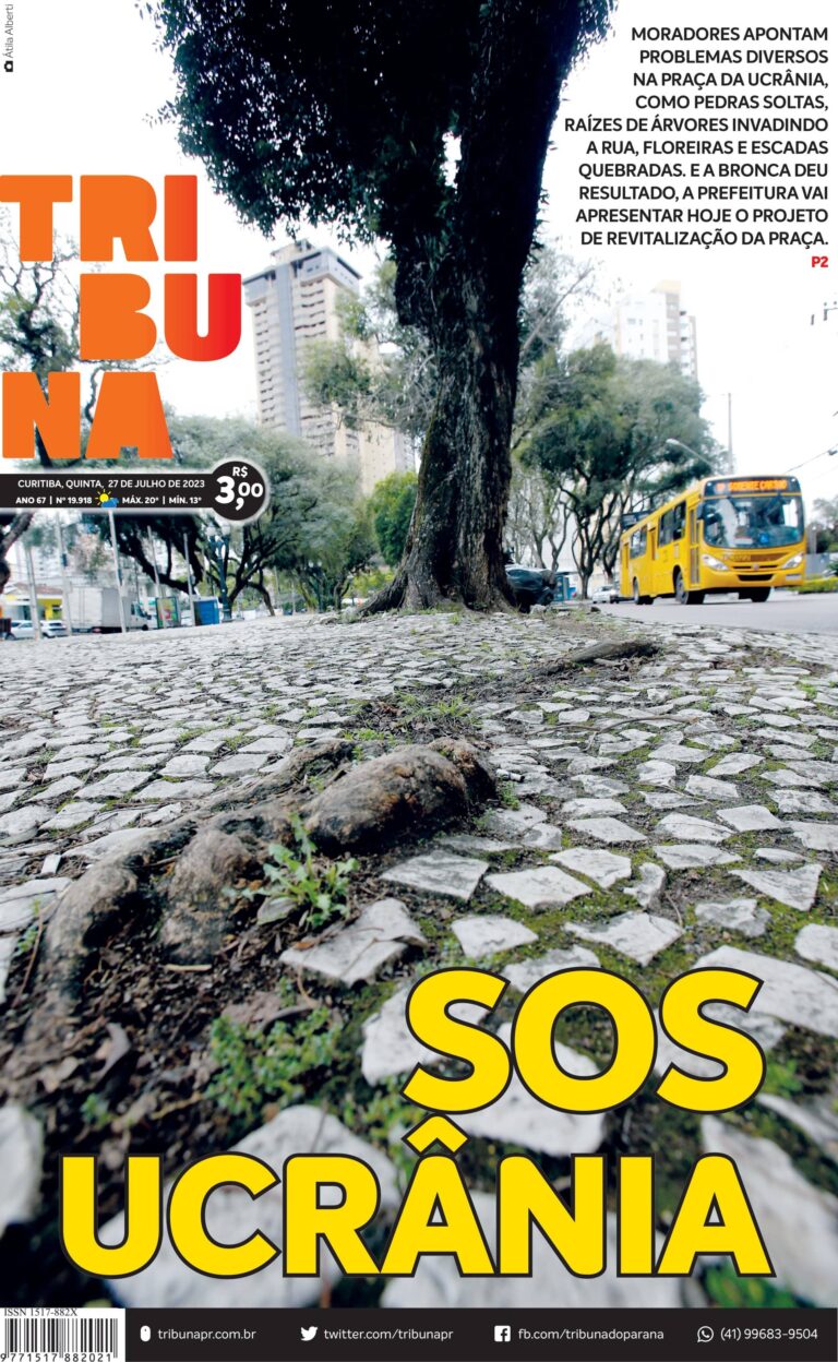 Capa do dia 27/07/23