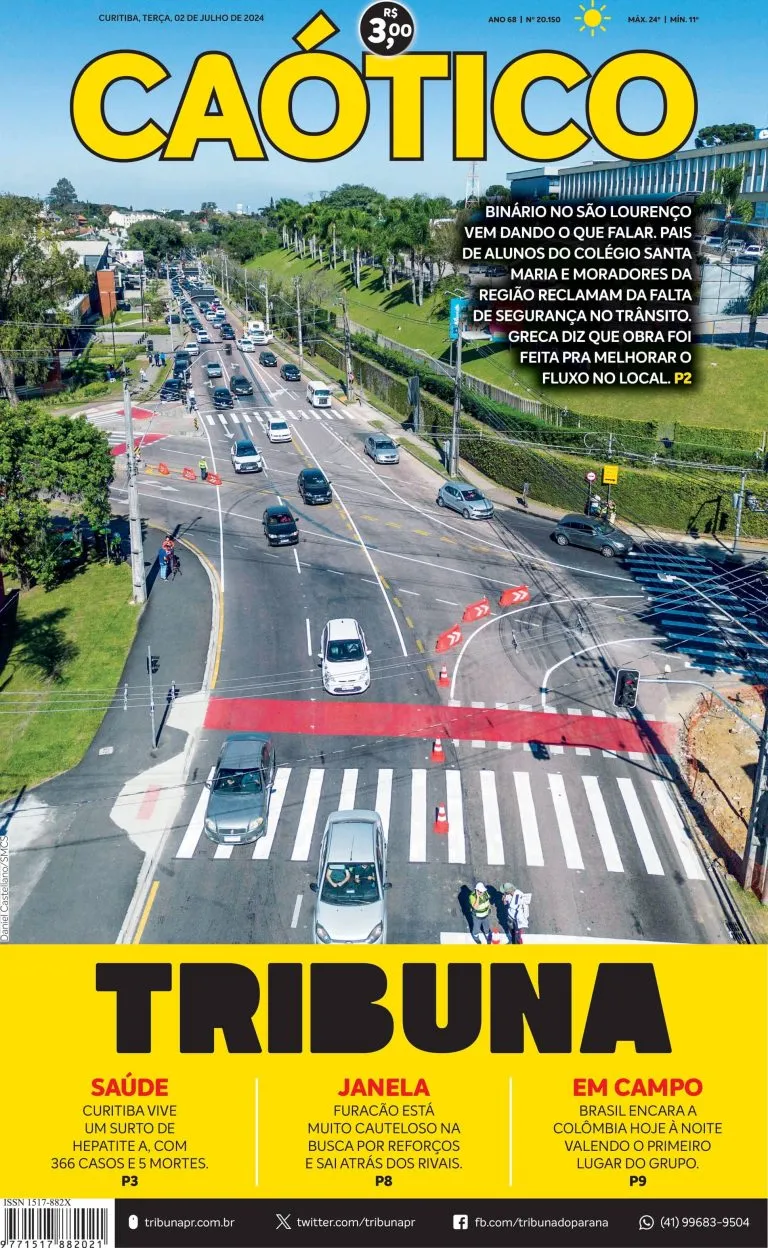 Capa do dia 02/07/24