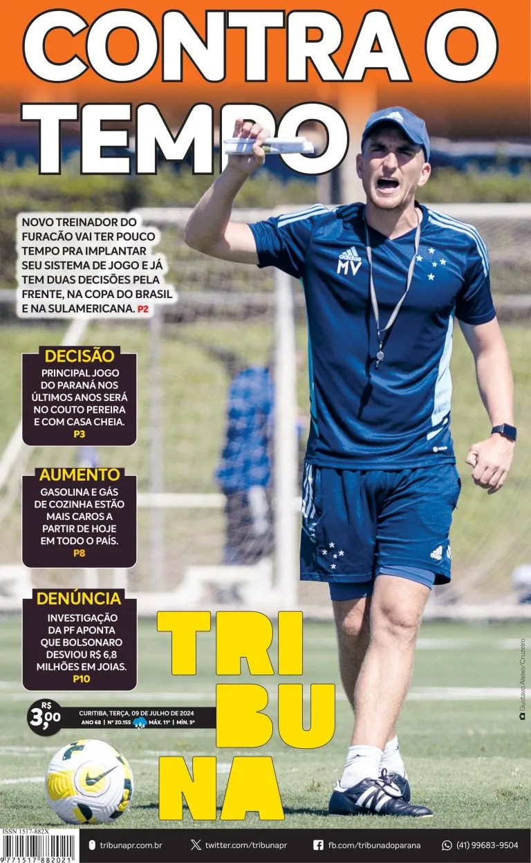 Capa do dia 09/07/24