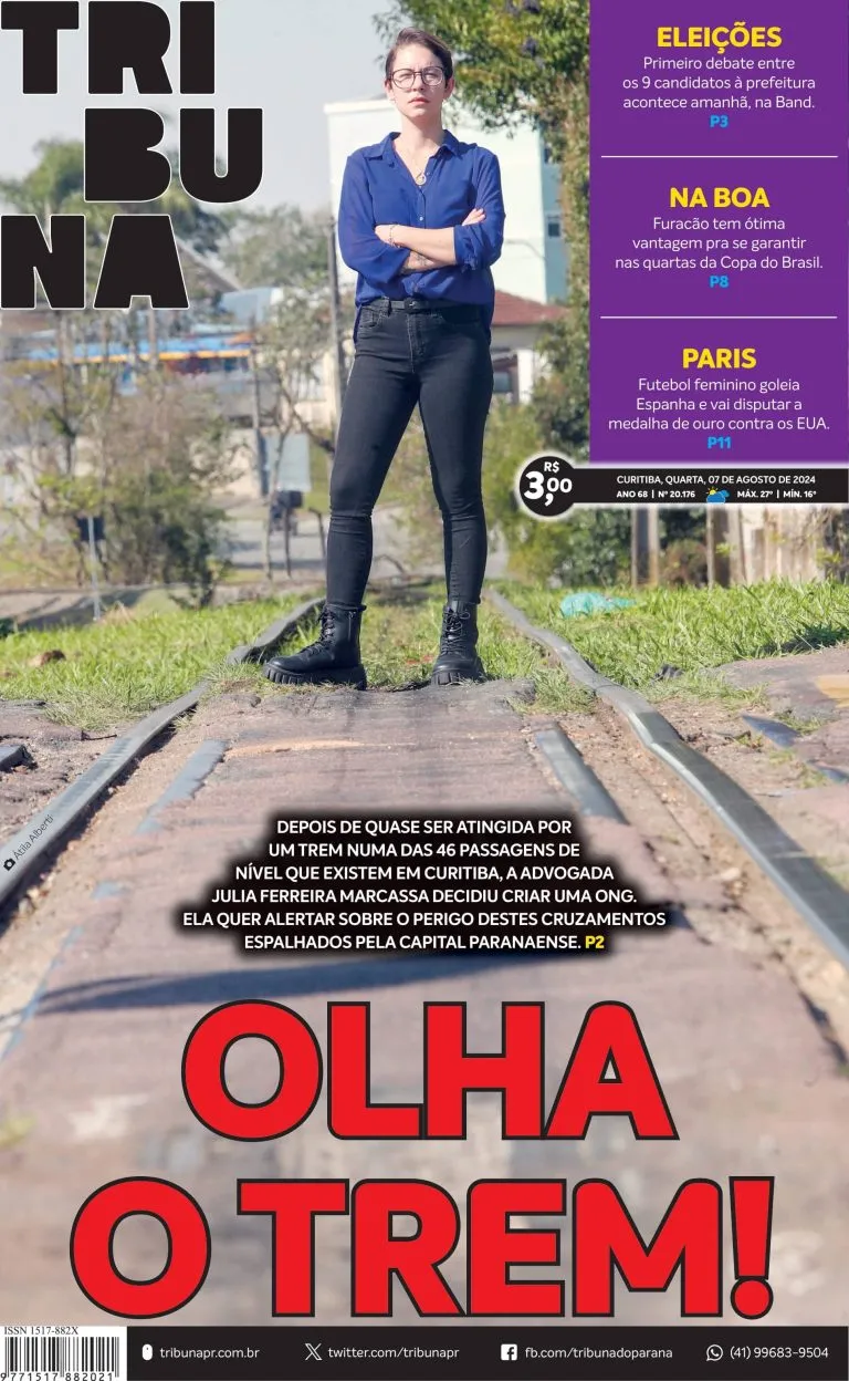 Capa do dia 07/08/24