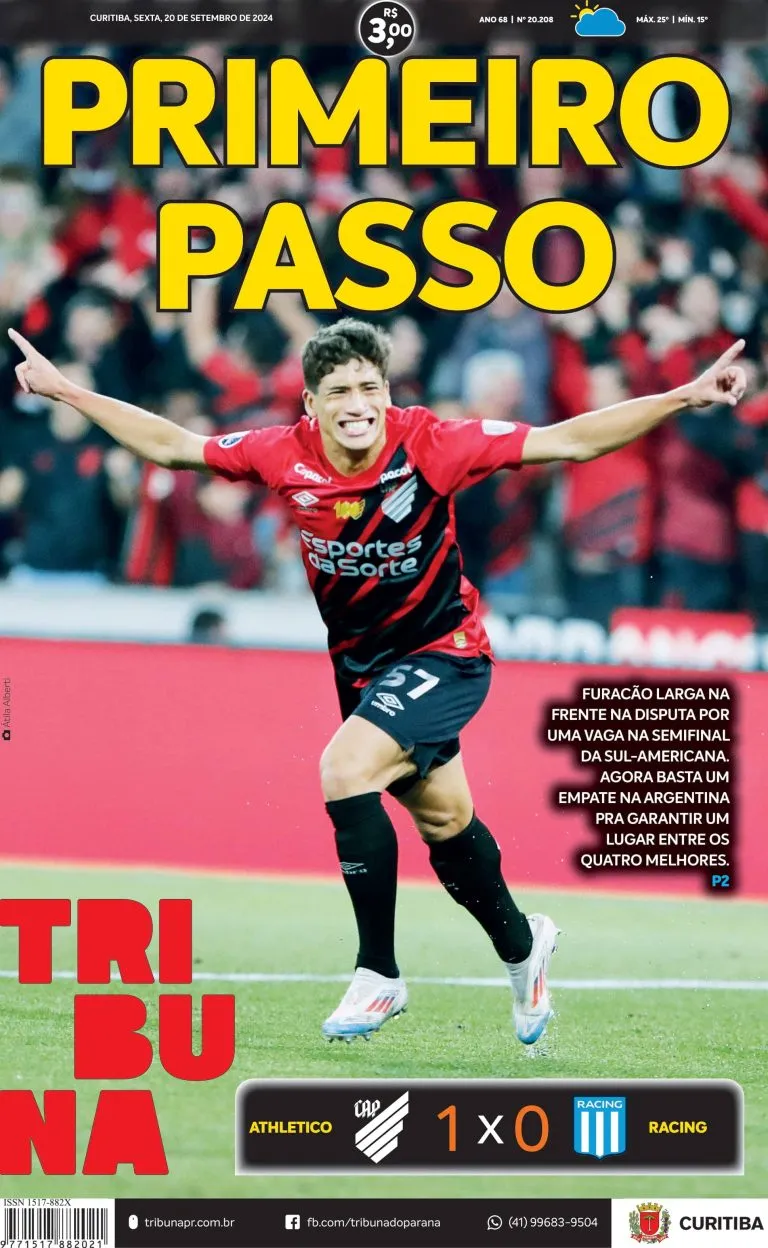 Capa do dia 20/09/24