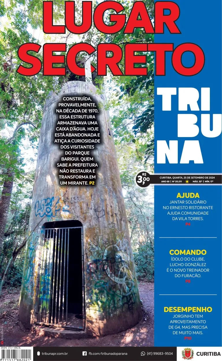 Capa do dia 25/09/24