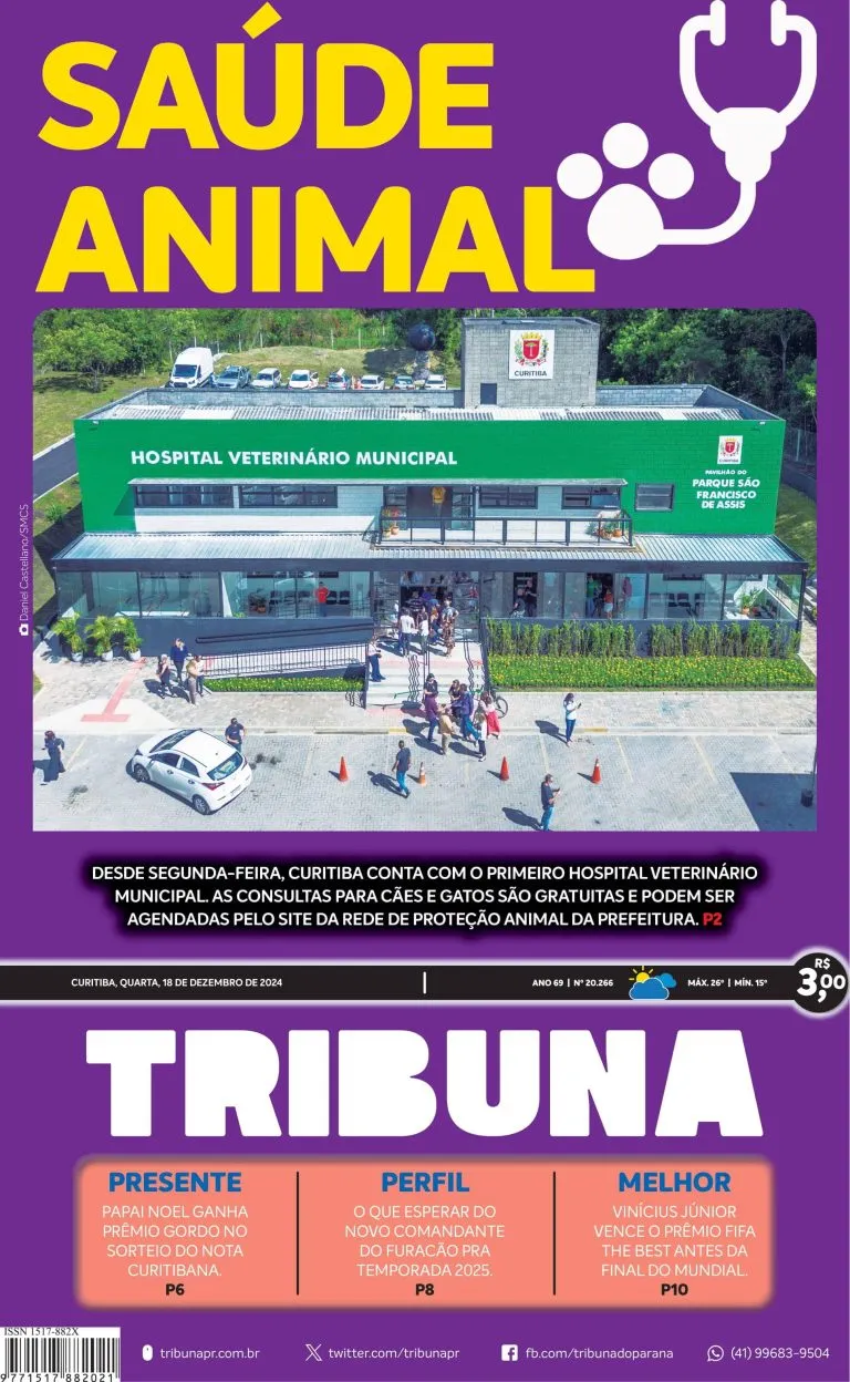 Capa do dia 18/12/24